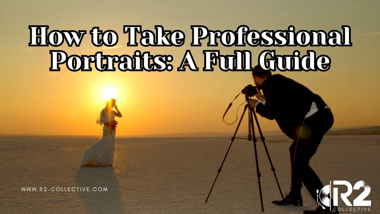 how to take professional portraits